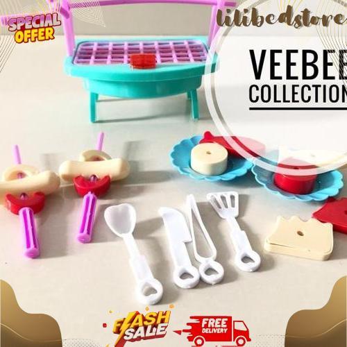 GROSIR Mainan BBQ Set / mainan bbq anak/ mainan masak masakan anak/ BBQ main/ pretend play