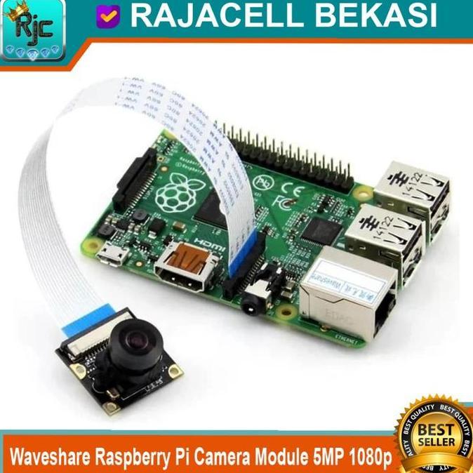 Waveshare Raspberry Pi Camera Module (G) 5MP 1080p OV5647 Wide Angle - Available