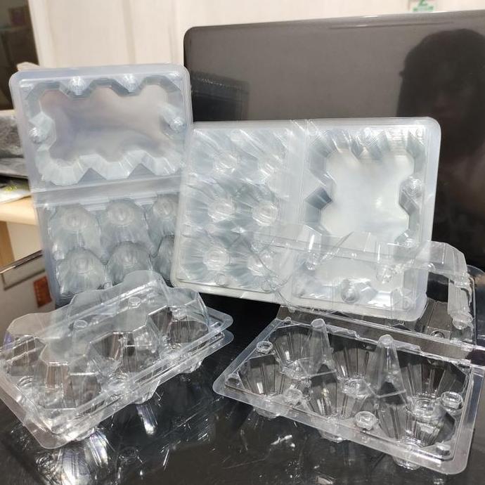 Mika Telur / Egg Tray / Tray Telur Isi 6 Butir Ada Pengunci 50 pcs.