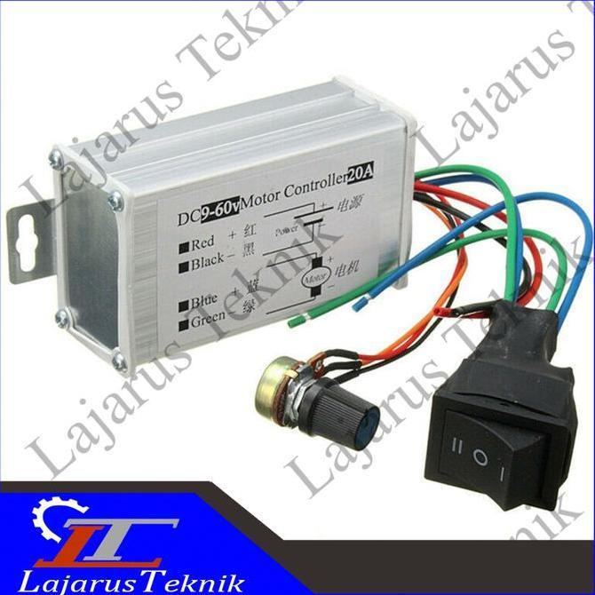 PWM Spindle DC motor speed controller 9V ~ 60V / 20A Promo Premium