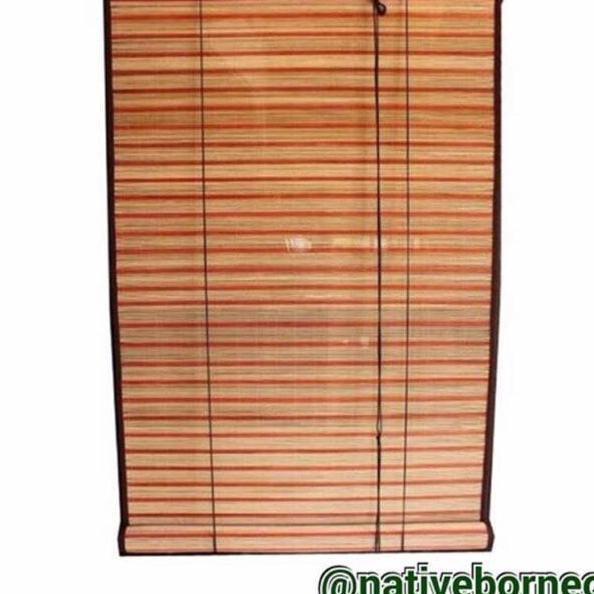Krey Rotan Orange 120 X 180 S003 Krey Indoor Krey Bambu Krey Jendela Tirai Jendela Krey Bambu Krei B