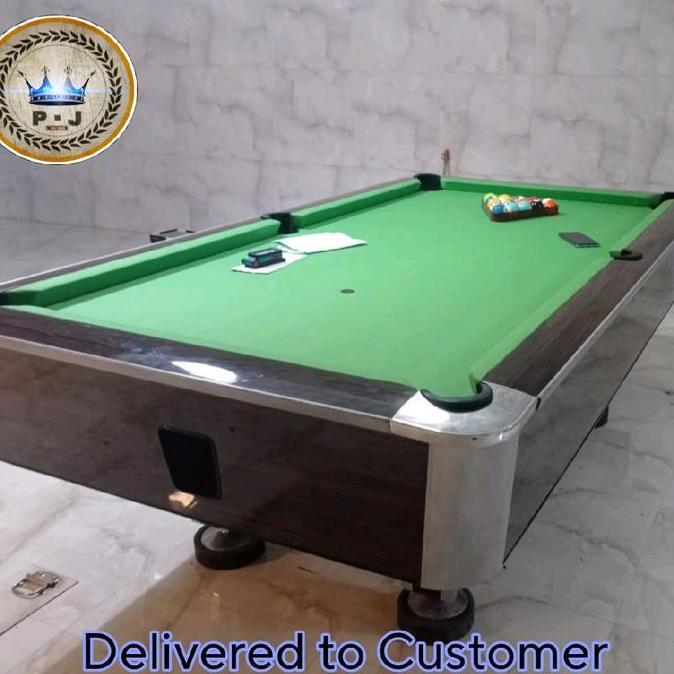 PJ - Meja Billiard R3kondisi | Murrey 7 Feet - Slate Stone | Batu Hitam