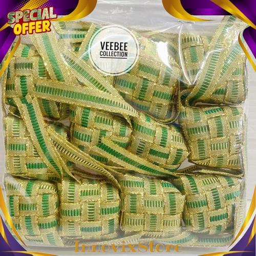 Gercep Ketupat mini/ gantungan ketupat mini/ hiasan ketupat/ ketupat pita mini