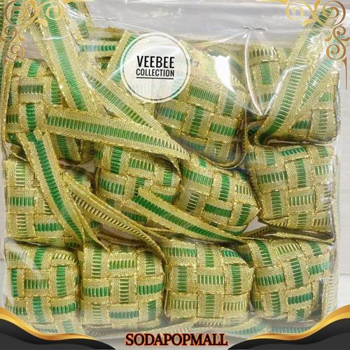 GROSIR Ketupat mini/ gantungan ketupat mini/ hiasan ketupat/ ketupat pita mini