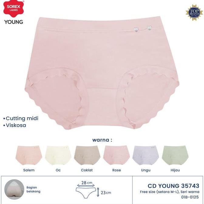 Promo Sorex CD Young Fashion Midi Wanita Viskosa Freesize (Setara M-L) CD 35743 COD