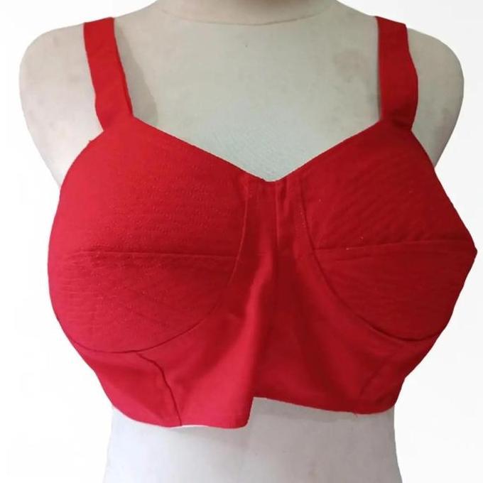 Promo Bra dewasa tanpa kawat BH tradisional kutang jadul Kancing Katun Nyaman Wanita  Cantik Tebal T