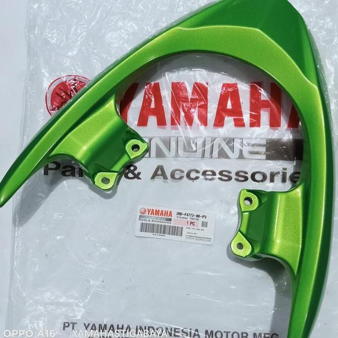 behel Mio sporty hijau begel plenger belakang Mio sporty warna hijau