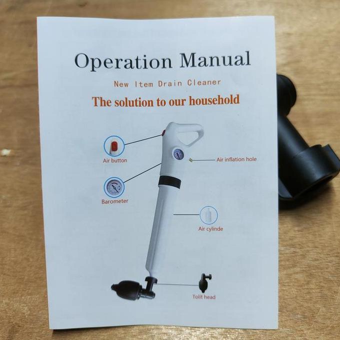 SU - Pompa Anti Sumbat Toilet, WC duduk WC jongkok / Pump Toilet Plunger Pompa WC Mampet Pembersih S