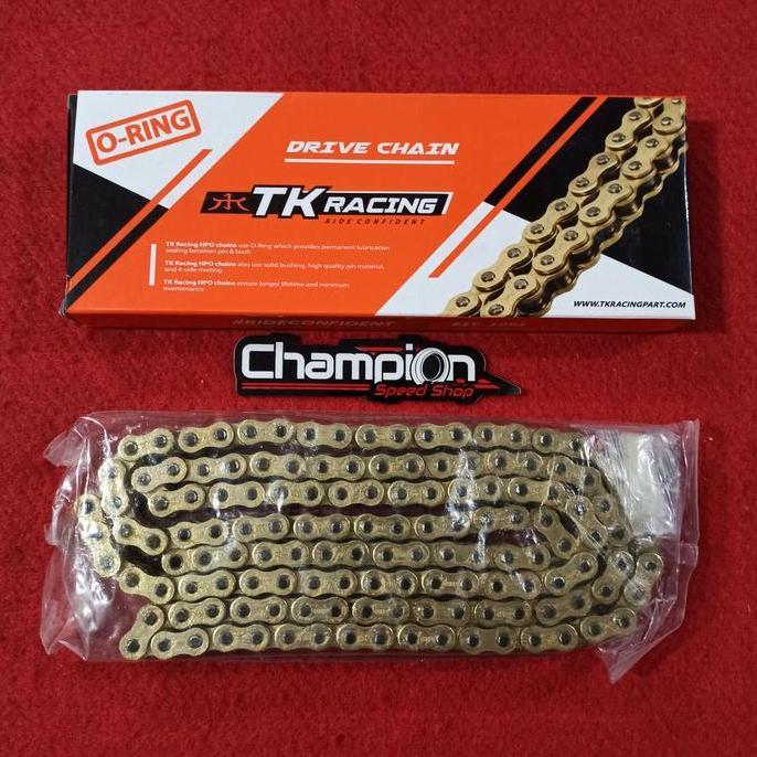 NEW Rantai TK Racing 428 428-140 428HPO HPO ORing O-Ring Gold Bright