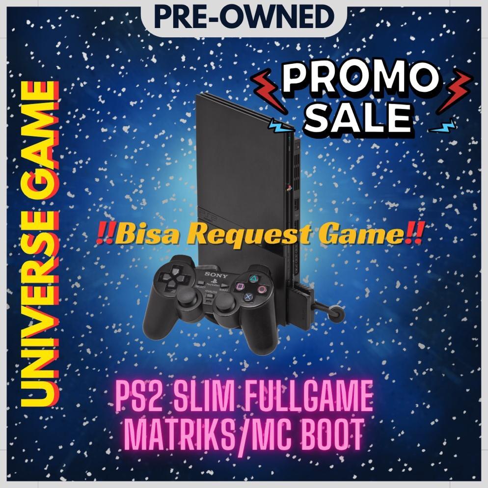 PS2 Slim Matrix / Mc Boot fullset fullgame matrix hardisk flashdisk stik