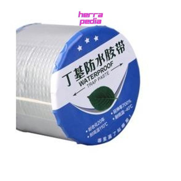 Eh76 Lakban Anti Bocor Anti Air Tahan Panas Aluminium Foil Asphalt Tambal Atap Lem Talang Serba Guna