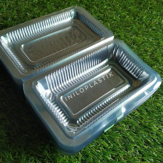 mika plastik bening 4A serbaguna / wadah kue plastik mika 4A - 100pcs