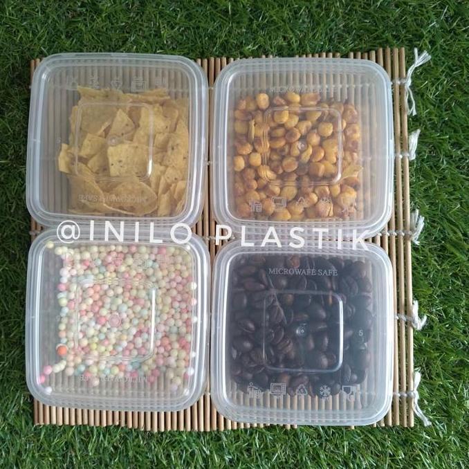 50 Pcs Thinwall DM 250 ml SQ / Thinwall Kotak Plastik 250 ml