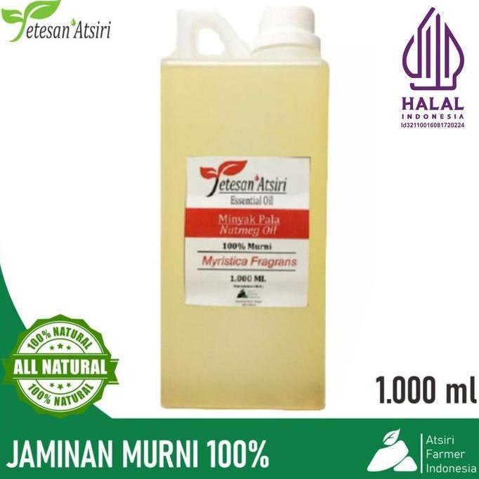 Minyak atsiri pala 1 liter minyak pala murni 1 liter nutmeg oil 100% AS