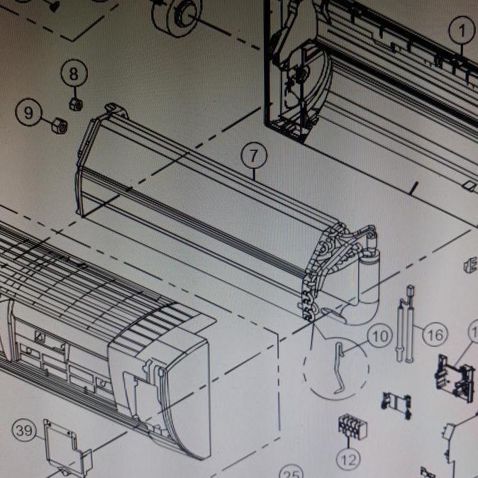 Evaporator AC Split Panasonic 2 PK PN18SKP