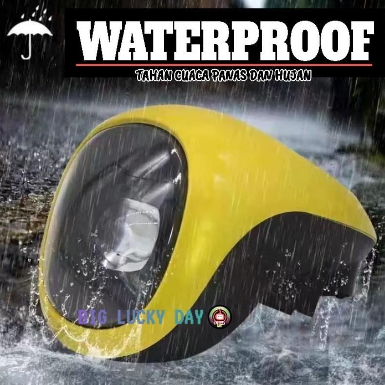 Oy58 Lampu Sepeda Listrik Indikator Bateri + Kunci Kontak 48V - 60V Bentuk Kotak Motor Listrik Scoot