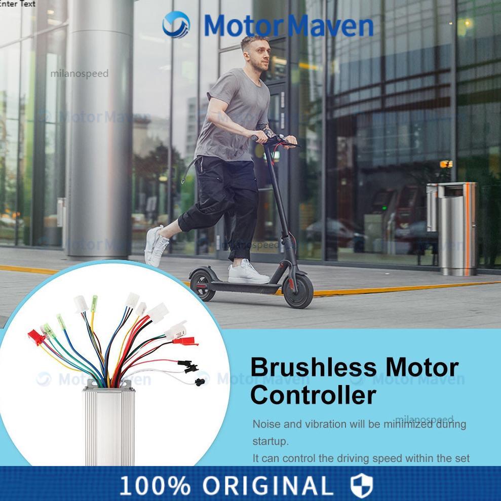 Arjunacollection  - Controller Sepeda Listrik 36V 48V 350W Bldc Brushless Kontroler 36V/48V Selis Un