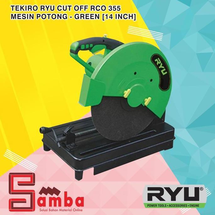 Promo Tekiro Ryu Cut Off Rco 355 2000 Watt Mesin Potong Besi 14 Inch | Mesin Pemotong Besi 14 Inch C