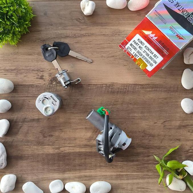 KUNCI KONTAK SET+KUNCI JOK SMASH 110 SMASH NEW SMASH R NEW SHOGUN 125