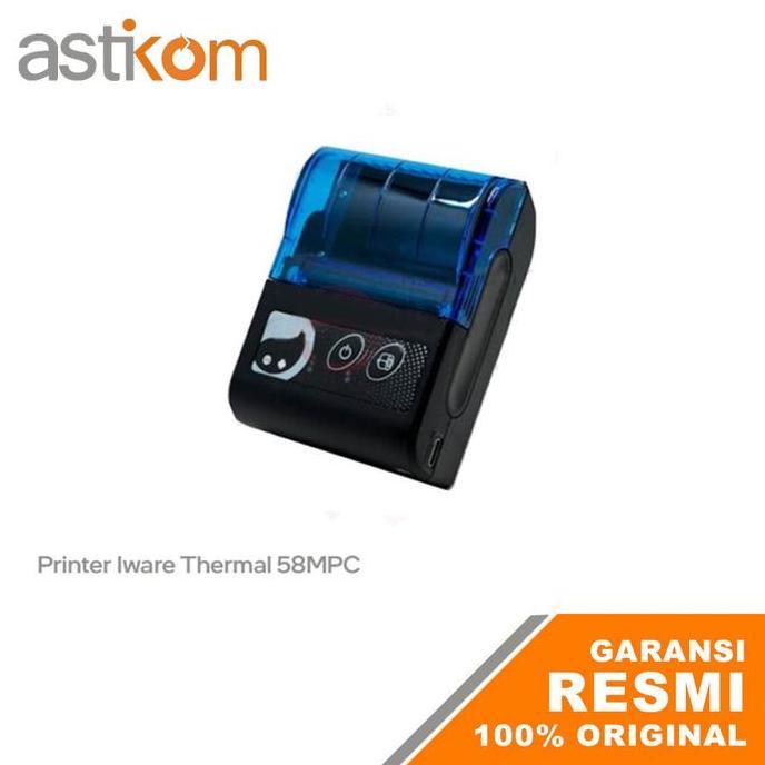 Printer Thermal Iware 58MPC Bluetooth Mobile Printer Kasir Bluetooth