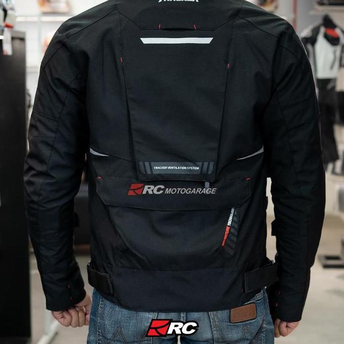 Jaket Motor - Tracker Pantera V1 Black Jacket Original