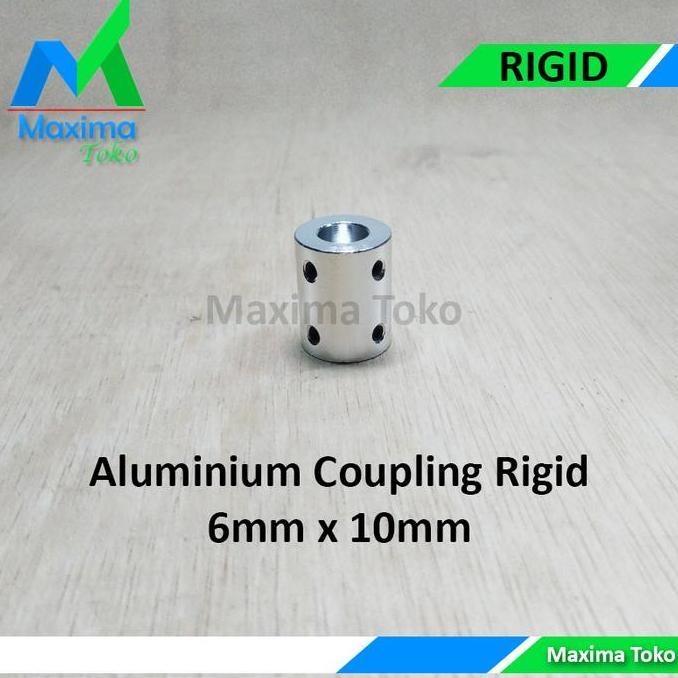 Aluminium Alloy Coupling 6x10 mm Shaft Coupler 6mm x 10mm RIGID