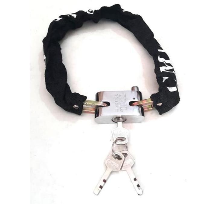 RANTAI + GEMBOK / GEMBOK MOTOR PAGAR SEPEDA PANJANG 60 CM