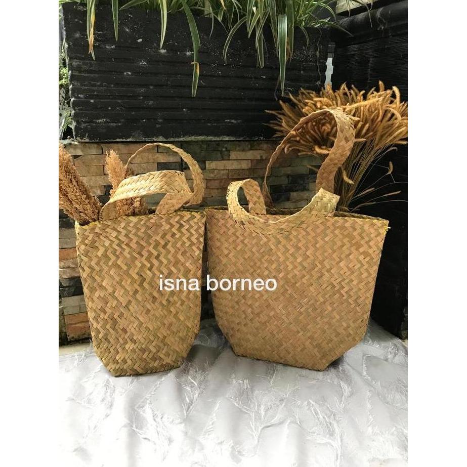 Tas purun / tas purun tali panjang / bakul purun / tas anyam purun