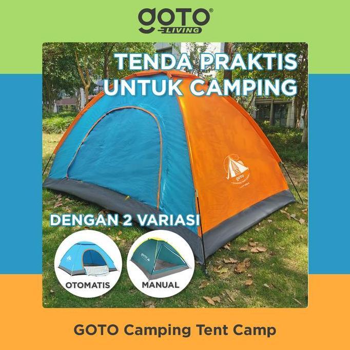 diaryfresh - goto tenda camping lipat portable outdoor gunung waterproof anti hujan