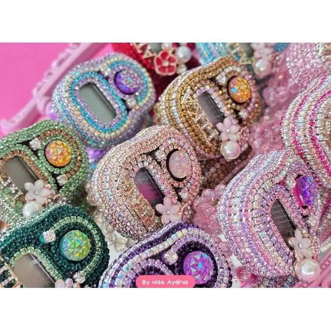Tasbih Digital Premium Swarovski Led Custom Nama