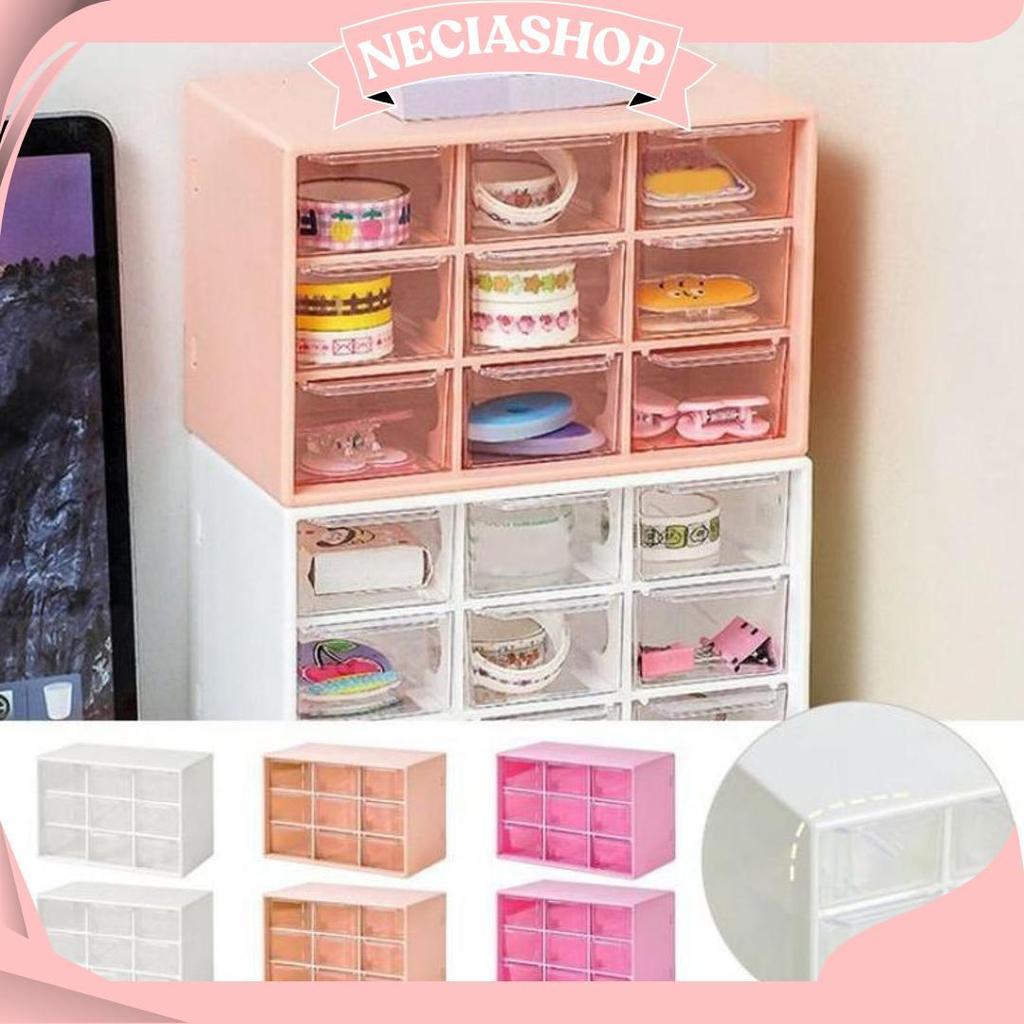 Kotak Laci / Rak Laci Penyimpanan / Laci Mini Serbaguna / Lemari Kotak Perhiasan / Rak Aksesoris Sek