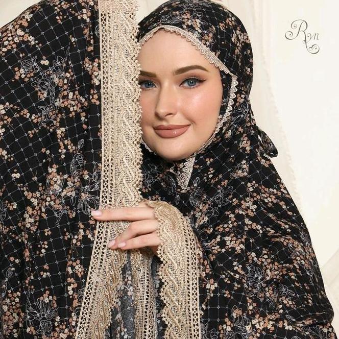 Ryn Rayyan Official | Mukena Rayyan Emily Series | Mukena Dewasa Travelling Rayon Ryn Jumbo Ori Ryn