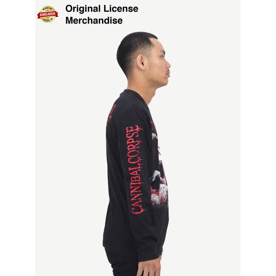 Kaos Baju Panjang CANNIBAL CORPSE Ori Tomb Of The Mutilated Explicit murah