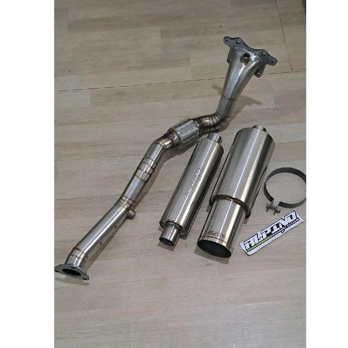 Full system alpino Mobil Brio/Jazz GE8/City G8/Honda Freed Exhaust Dpfp+Resonator +muffler f02v2
