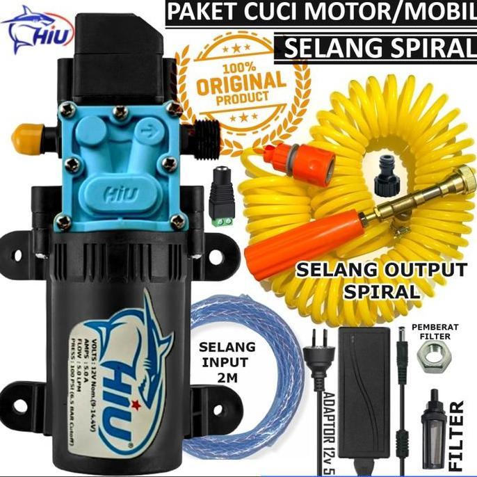 Alat Cuci Steam Motor Atau Mobil Portable Pompa Dc 12V Hemat Listrik