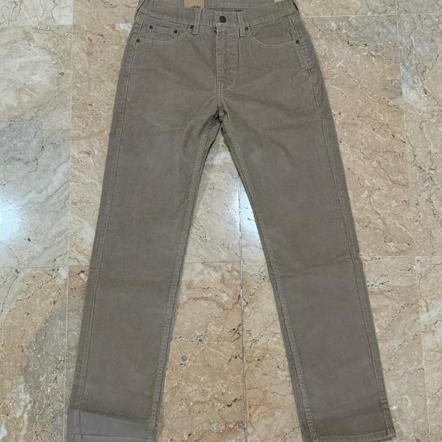 Celana Jeans Pria 5051397 Reguler Fit Corduroy Cream Celana Jeans Branded