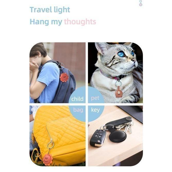 MIJOBS Gantungan Kunci Silicone Bear u/ Apple AirTag Case Cover Casing