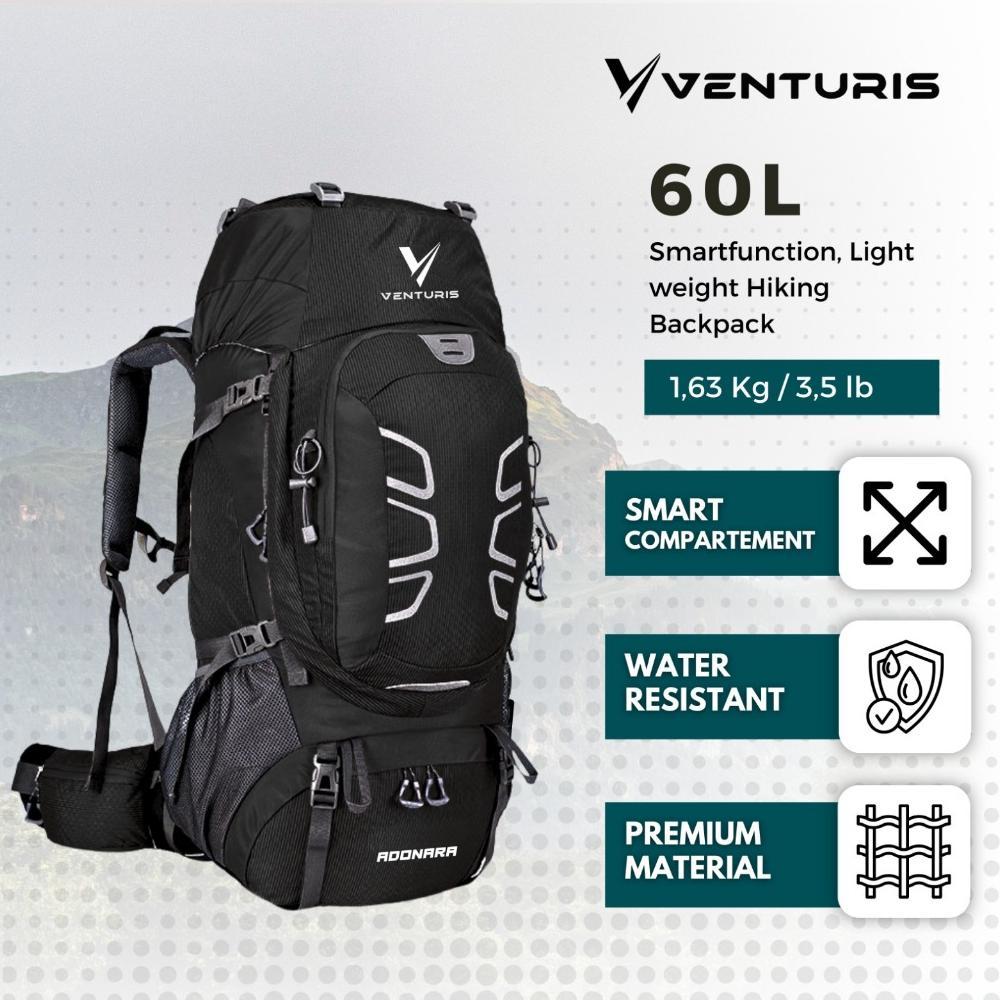 Tas Gunung Tas Outdoor Tas Camping Tas 60 Liter Adonara Venturis