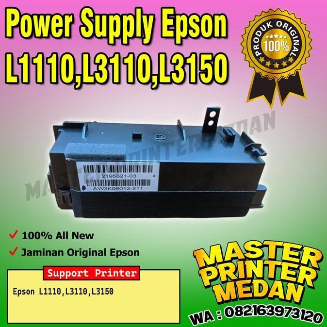 Power Supply Epson Original L1110 L3110 L3150 Adaptor Printer L 3110