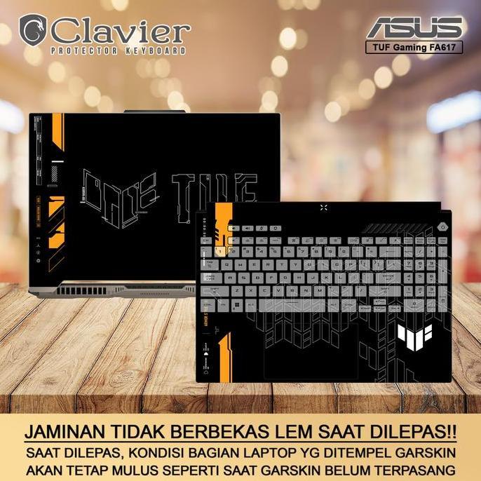 wasihan500 - garskin asus tuf gaming a16 fa617 bening laptop cover