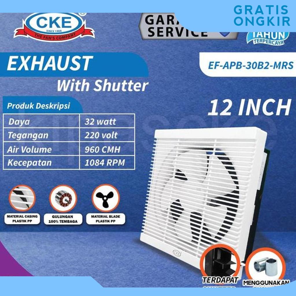 Wall Exhaust Fan 12 Inch Kipas Angin Hexos Dinding Ventilasi Dapur 12"