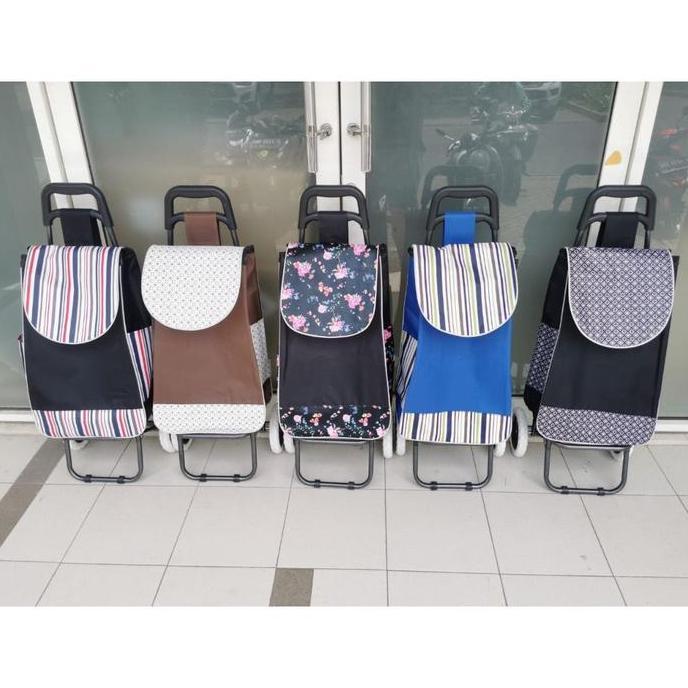 TAS TROLI BELANJA RODA LIPAT SERBAGUNA PREMIUM QUALITY ORIGINAL DAN TERPERCAYA