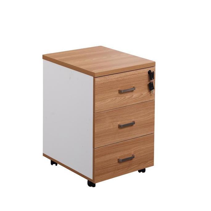 Furnibest Laci Meja Kantor Nakas Drawer Meja Kantor