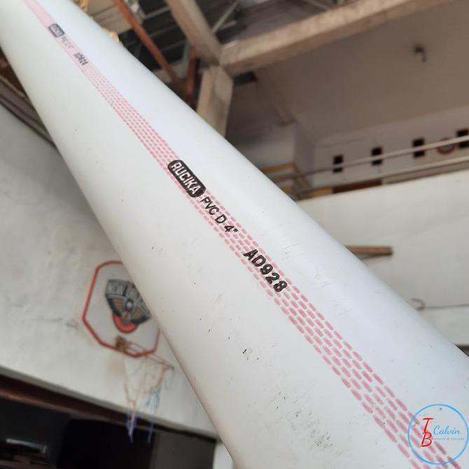 Rebapin - Pipa PVC Rucika Wavin 4 Inch Type D | Pipa Air Limbah Abu-Abu Tebal