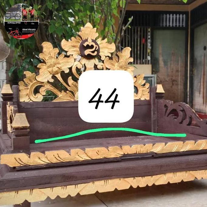 Pelangkiran Ukir Bali Kayu Cempaka 27cm