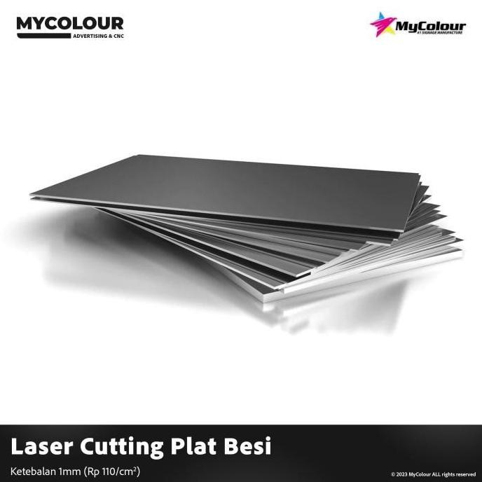 Plat besi laser cutting custom