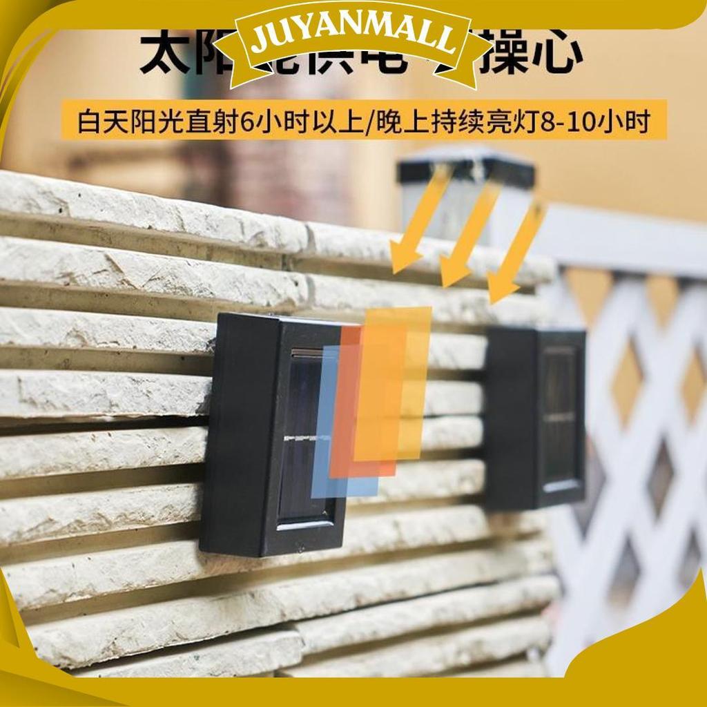 Lampu Solar Dinding Tenaga Surya Minimalis Waterproof Outdoor | Lampu Hiasan Teras Rumah Anti Air De