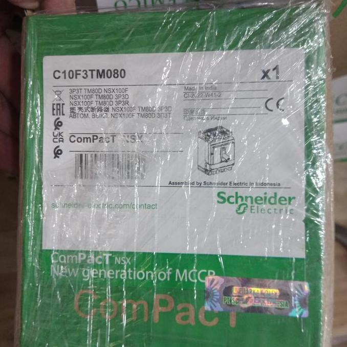 Murah MCCB NSX 80A SCHNEIDER NSX80F SCHNEIDER Non COD