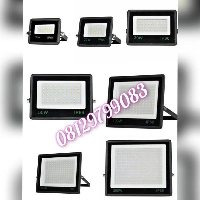 Led Sorot Tembak Jalan Taman 10 20 30 50 100 150 200 Watt Jkl  Sale
