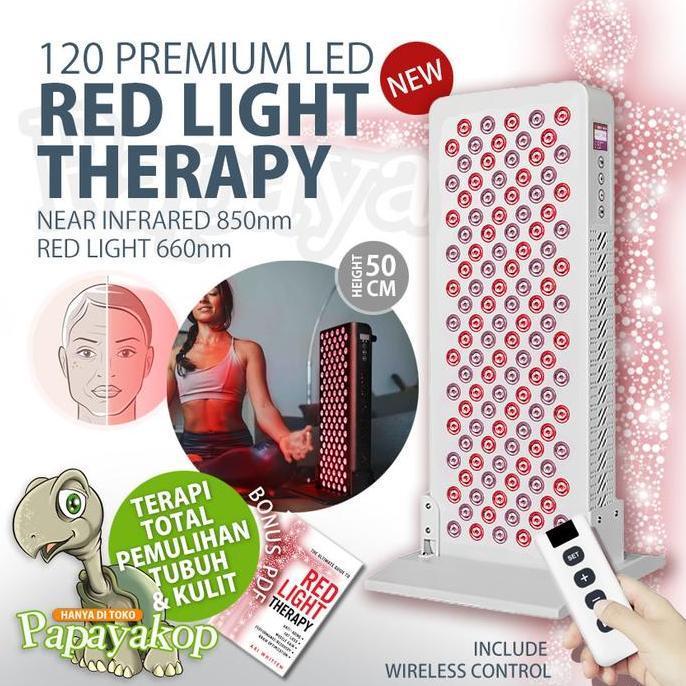 TERAPI RED LIGHT & Redlight Therapy - Lampu Infrared 120 LED - 600Watt